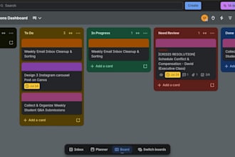 be your virtual assistant for admin, calendar and inbox management
