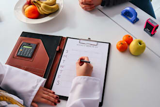 write a meal plan for your week