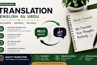 accurately translate english to urdu and urdu to english