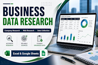 provide company research, market research and data collection