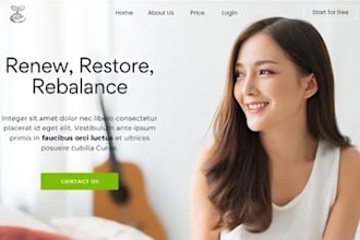 build squarespace iv therapy website hydration clinic weight loss clinic website