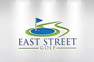 design premium golf logo for sports ,tournament, country club, course