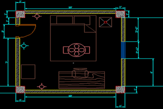 create professional 2d floor plans in autocad