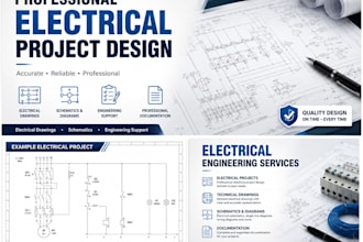 create professional electrical projects