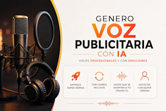 genero la mejor voz comercial