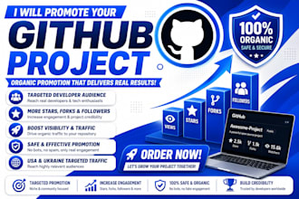 do organic github promotion