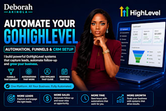 be your gohighlevel expert for ghl automation, funnel and crm setup