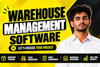 build custom warehouse management system or 3pl wms web app