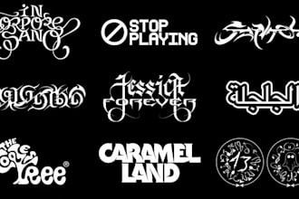create hardcore and metal logo for your band or brand