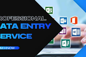 provide data entry, data cleaning, and copy paste services