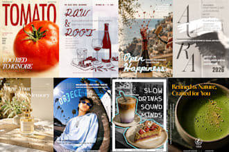 create an editorial poster for your event or brand