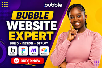 build bubble io website, saas mvp marketplace, bubble web app, bubble developer