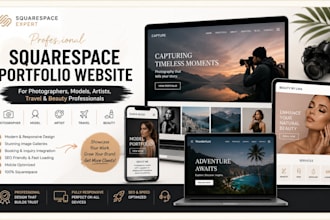 design fashion squarespace website redesign artist, model portfolio art website