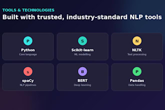 do nlp text classification and sentiment analysis using python