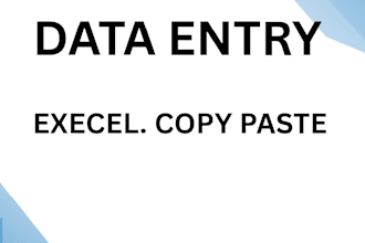 do data entry in excel
