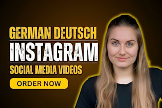 do german deutsch faceless video editing instagram reels social media manager