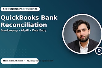 do quickbooks bank reconciliation and bookkeeping data entry