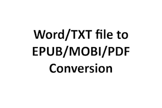 convert your book to epub mobi PDF and more