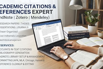 format your research papers, in text citations, references, and endnote library
