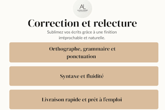 proofread and edit your french text