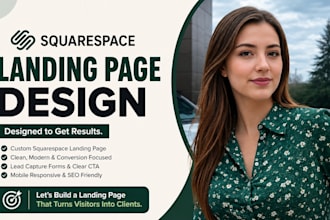 design squarespace landing page redesign responsive squarespace landing page