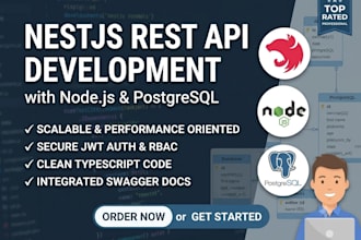develop nestjs rest apis with node js and postgresql