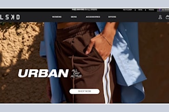 design clothing website clothing fashion store  clothing brand website
