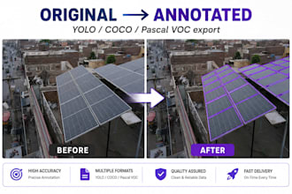 annotate solar panel images for ai object detection