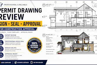 sign seal review permit drawing for construction approval