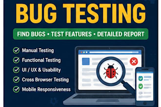 test your website and find bugs