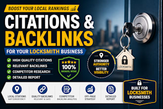 build citations and backlinks for your locksmith business