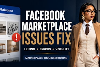 fix facebook marketplace issues and listing problem