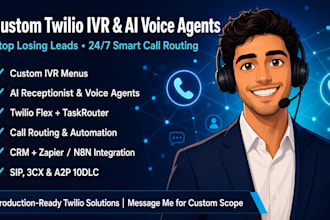 build a twilio ivr system, twilio flex ivr and ai voice agent