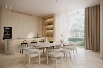 do exterior and interior design with realistic 3d render