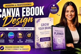 redesign your book cover into a professional modern design