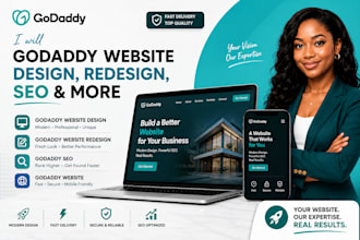godaddy website design, godaddy website redesign, godaddy website, godaddy SEO