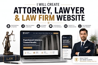 design attorney, lawyer and law firm website