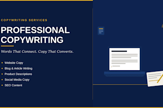 l write SEO copywriting content