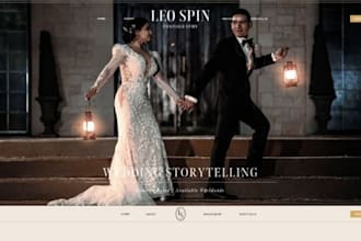 design wix wedding officiant website ceremony services booking wedding website