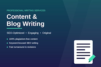 do content blog writing