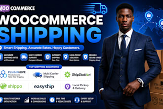 setup woocommerce table  shipping pluginhive multi carrier shipstation shippo