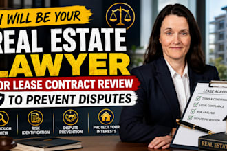 be your real estate lawyer for lease contract review to prevent disputes