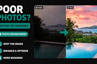 enhance your airbnb listing photos to boost bookings