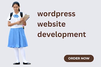 build wordpress website, custom wordpress website