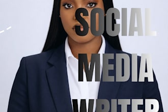 write social media posts and captions for your brand