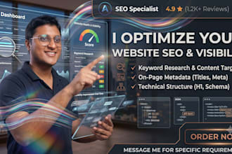 optimize your SEO and improve website visibility
