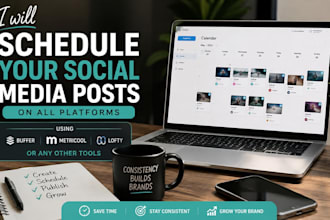 schedule social media posts using buffer and metricool