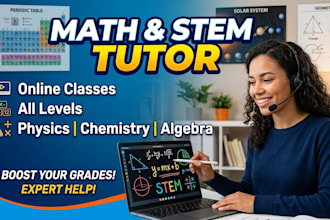 be your expert online math tutor