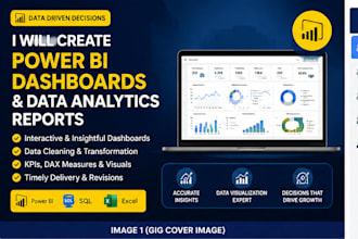 analyze your data and create an interactive power bi dashboard