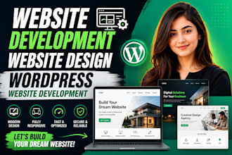 design, redesign, clone, build wordpress website, business website development